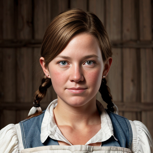 Melissa Gilbers as Laura Ingalls from Little House on Prairie