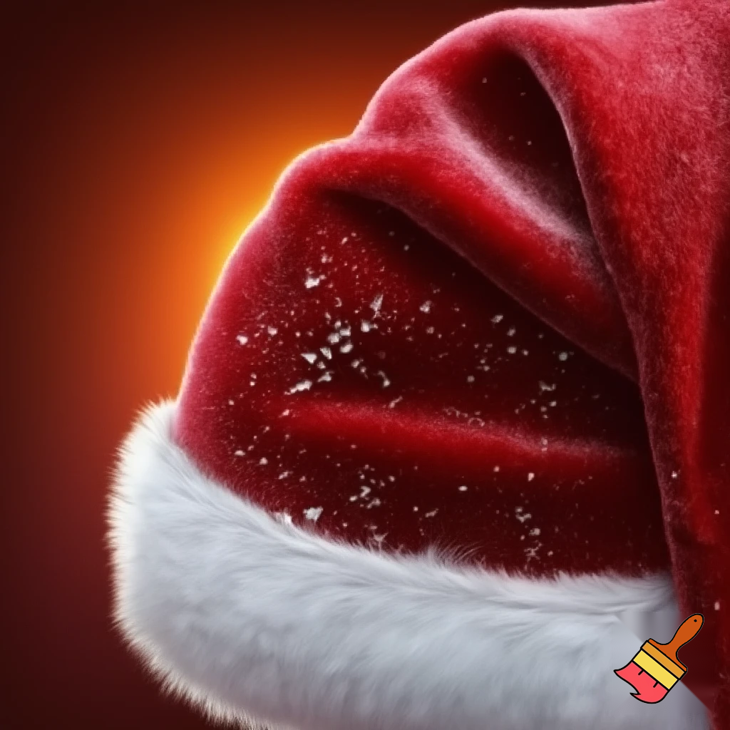 Christmas Santa Claus hat velvet