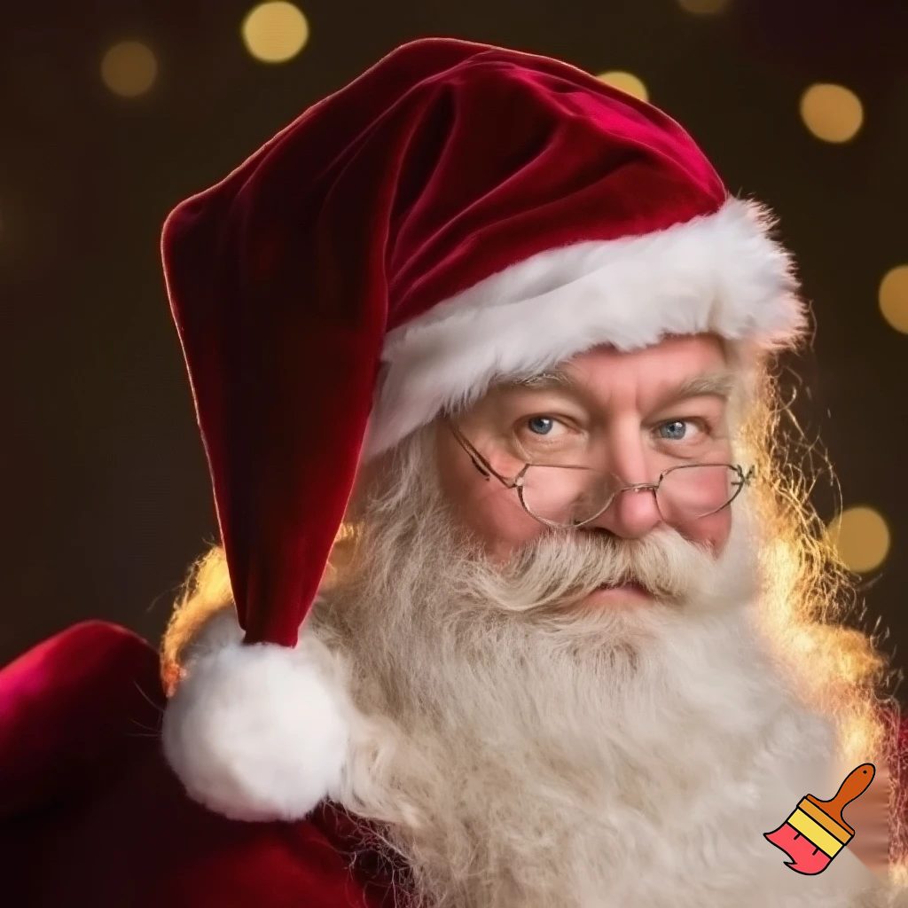 Santa Claus top hat special one special in delicate Santa Claus hat velvet