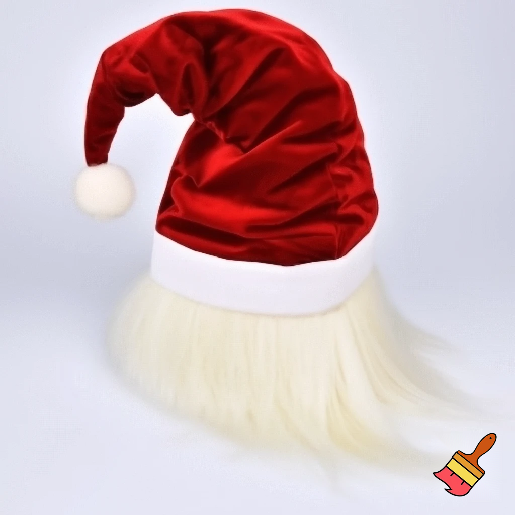 Christmas wizard hat read velvet Santa Claus hat