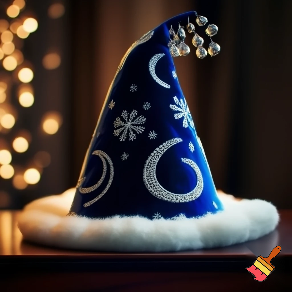 A wizard Christmas hat