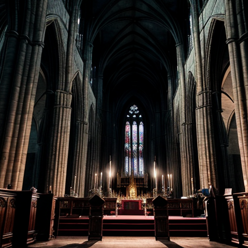 A 9:16 aspect ratio pic of Photorealistic wide-angle shot of a grand gothic cathedral interior. Floating above the altar is a massive, surreal amalgamation of fleshy, intertwined human bodies and bloody tendrils. The agonizing figures form a grotesque mass of body horror, suspended by thin red veins dripping from the vaulted ceiling. In the foreground, a congregation sits in the wooden pews, watching the macabre spectacle. Cinematic lighting, hyper-detailed, 8k resolution, dark horror aesthetic