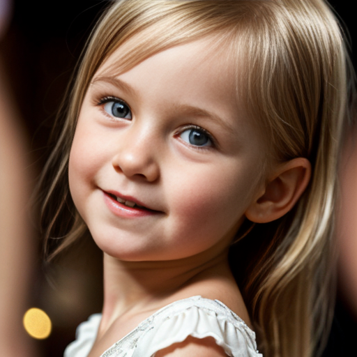 swedish blonde little girl  at party dress, very beautiful, on the party, close up