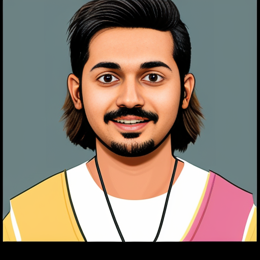 create a colourful cartoon character from this passport size photo. I would like to create different images of 90s kids enjoying their life and play in kerala villege