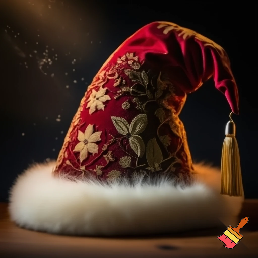 Christmas wizard hat