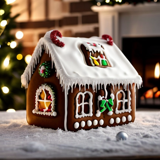 Christmas gingerbread house magic box