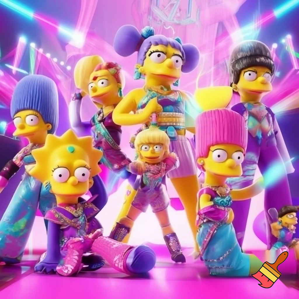Kneessock dolls from the simpsons kpop 