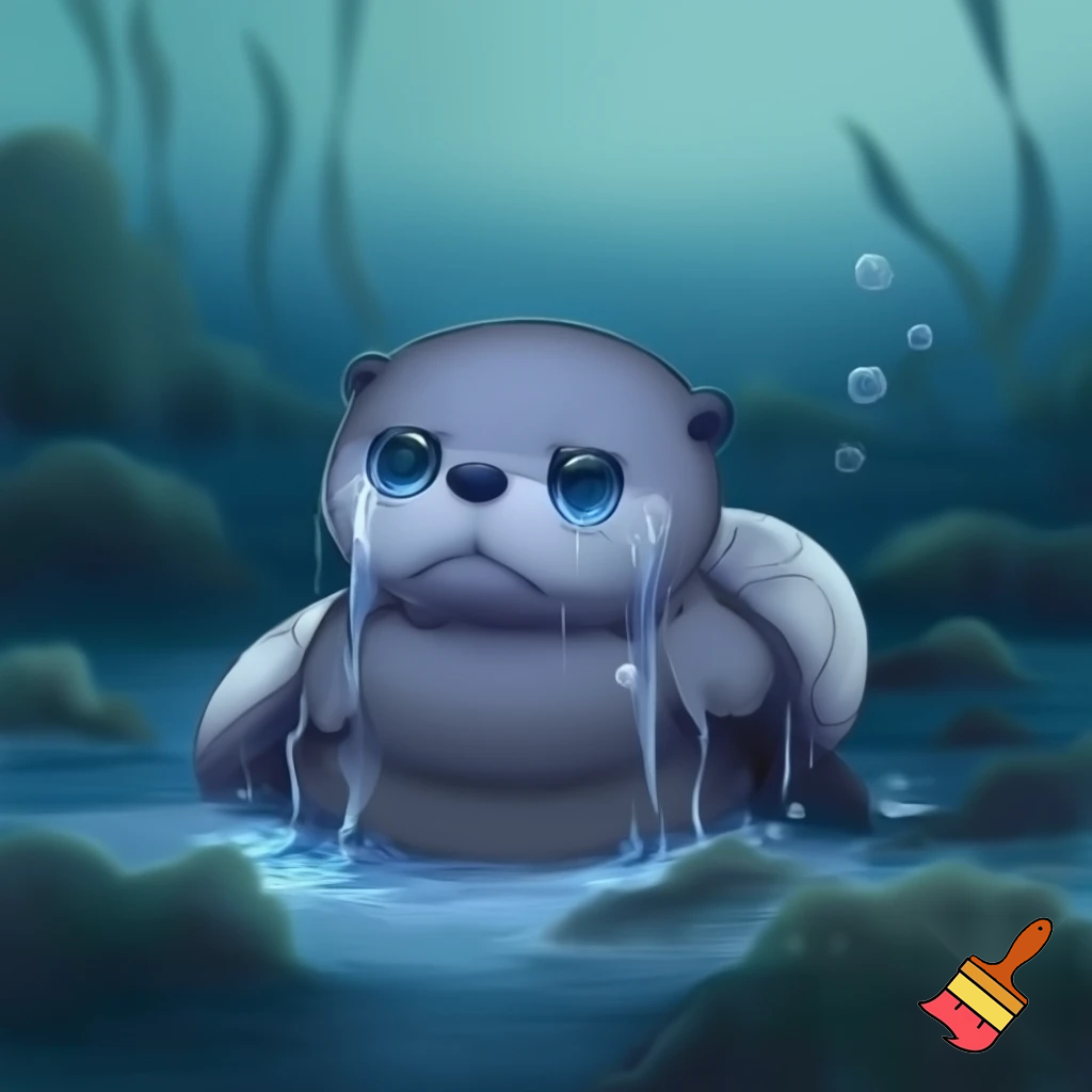 Oshawott The Sea Otter Pokémon Crying