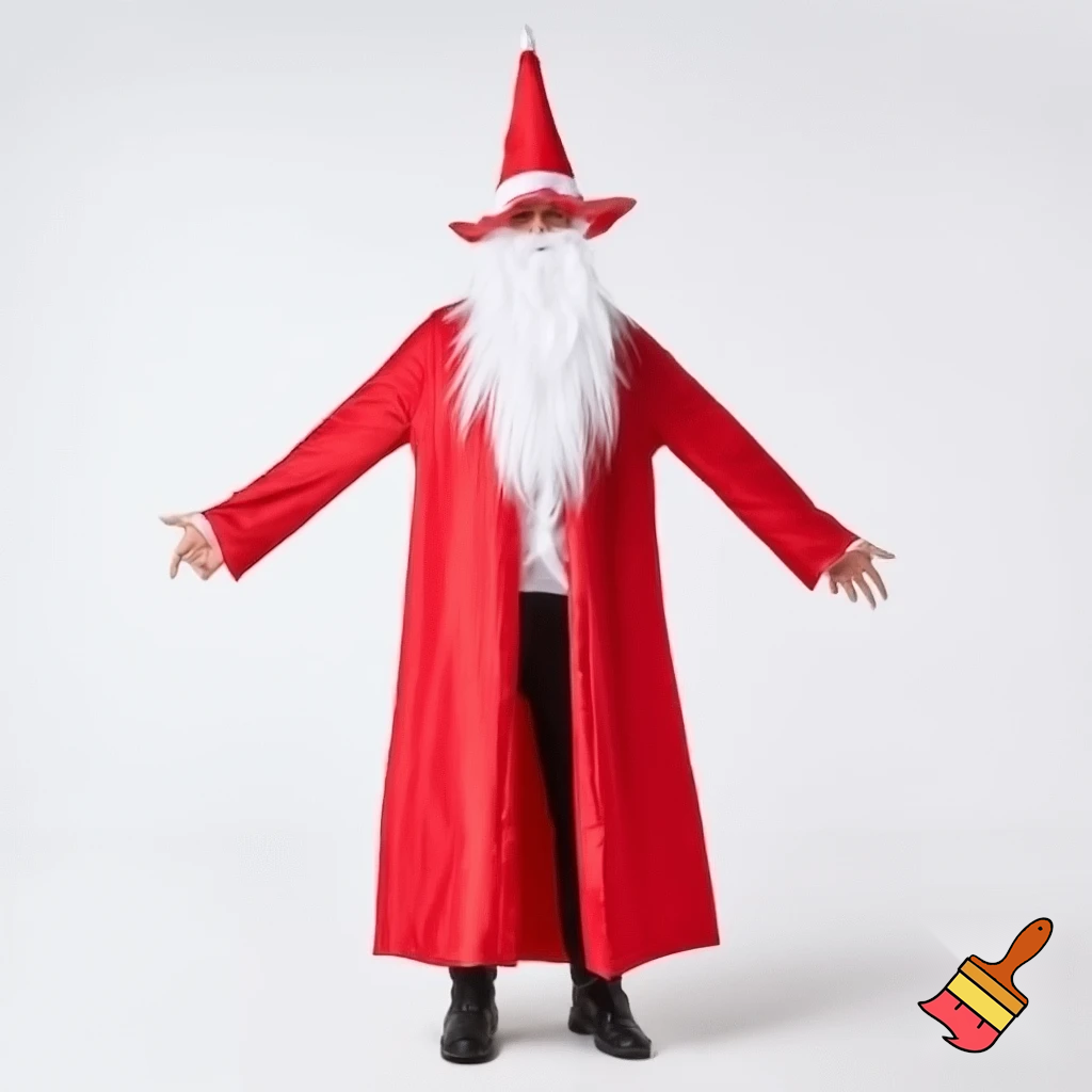  costume wizard hat Christmas hat costume red Santa Claus hat