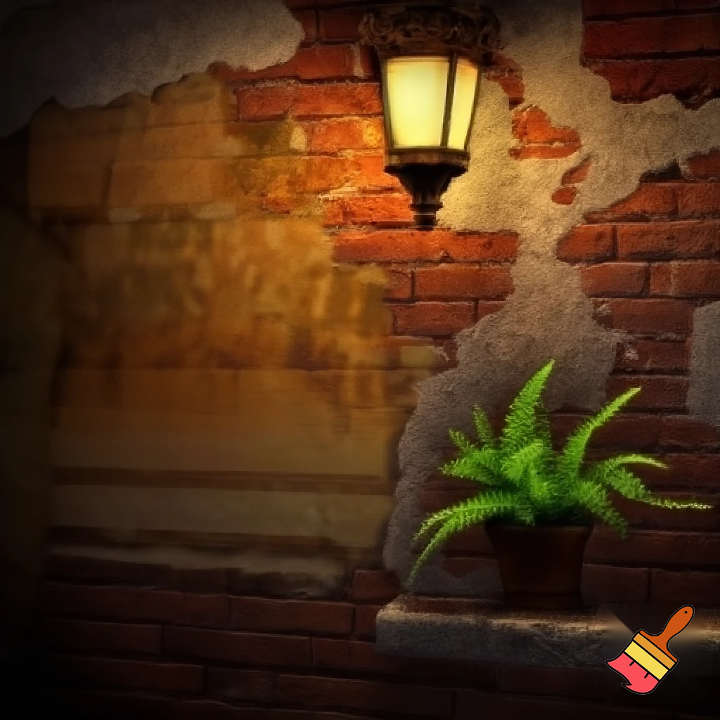 the wall of a restaurant
