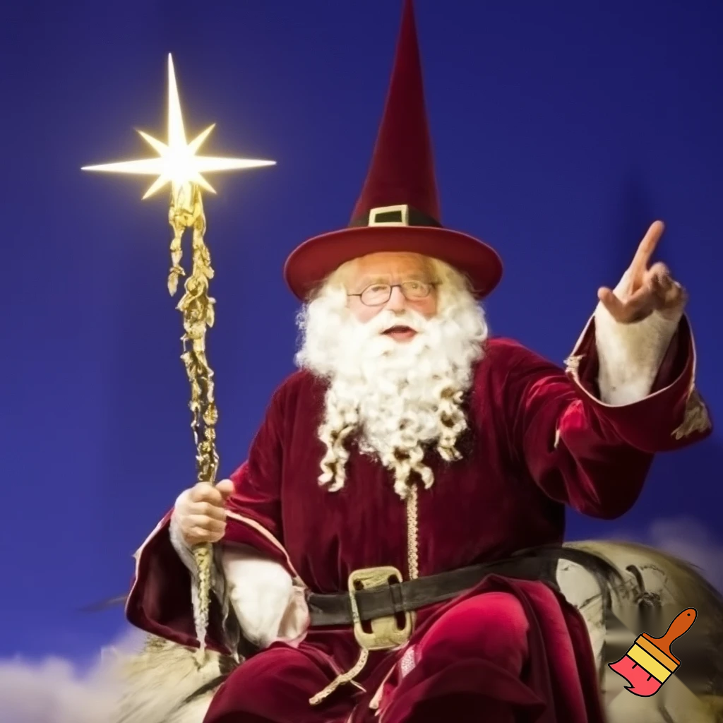 Santa Claus Pennwell Disney🇫🇷 wizard Santa Claus Santa Claus real person Disneyland Paris Santa Claus in Paris the wizard💫🏰 a wizard hat Magic Star wand Santa Claus hat wizard Santa Claus hat⭐️