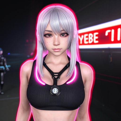 生成一张霓虹赛博风 YouTube 缩略图，动漫 VTuber 对社交媒体热帖和实时聊天做出夸张震惊反应，表情强烈、文字醒目、像真实热视频封面。