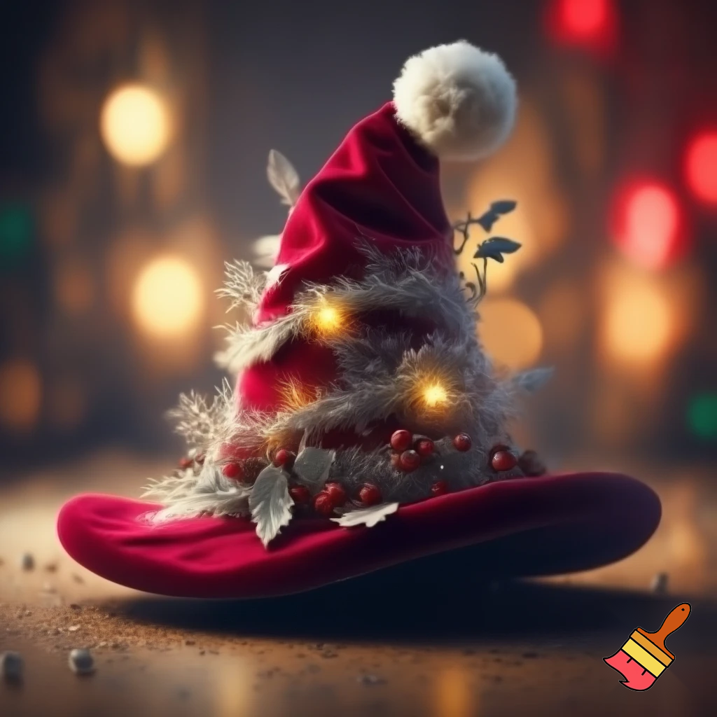 Christmas wizard hat costume