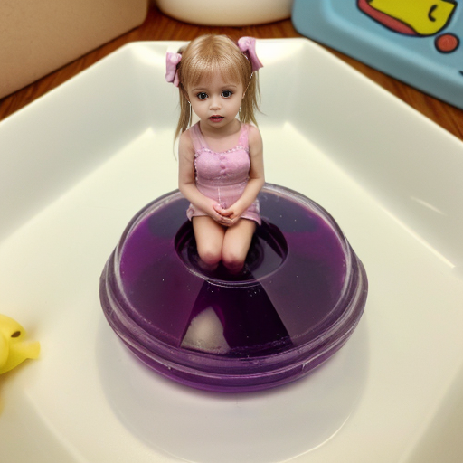 jelly perple  little girl