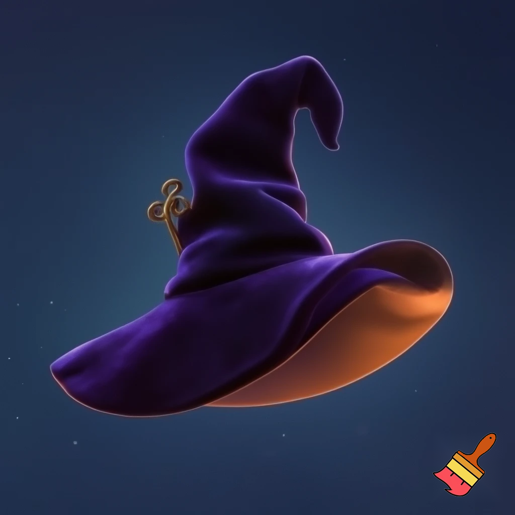 Talking witches hat velvet big surprise a velvet