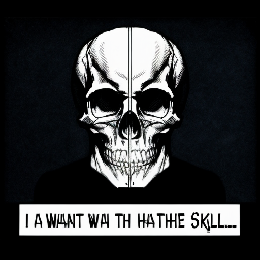 Je veux une image avec marqué dessus "La vérité se trouve ici". Avec derrière une image de tête de mort dans le style graphique anonymous.