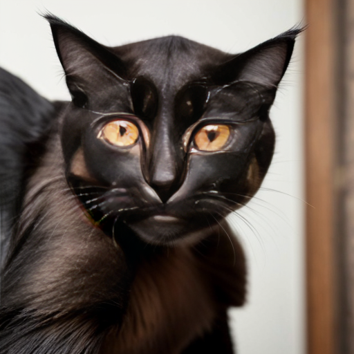 Put a cat head on a monkey body