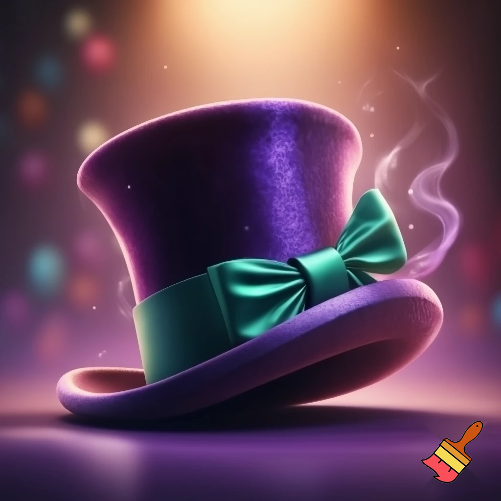 I Willy Wonka top hat