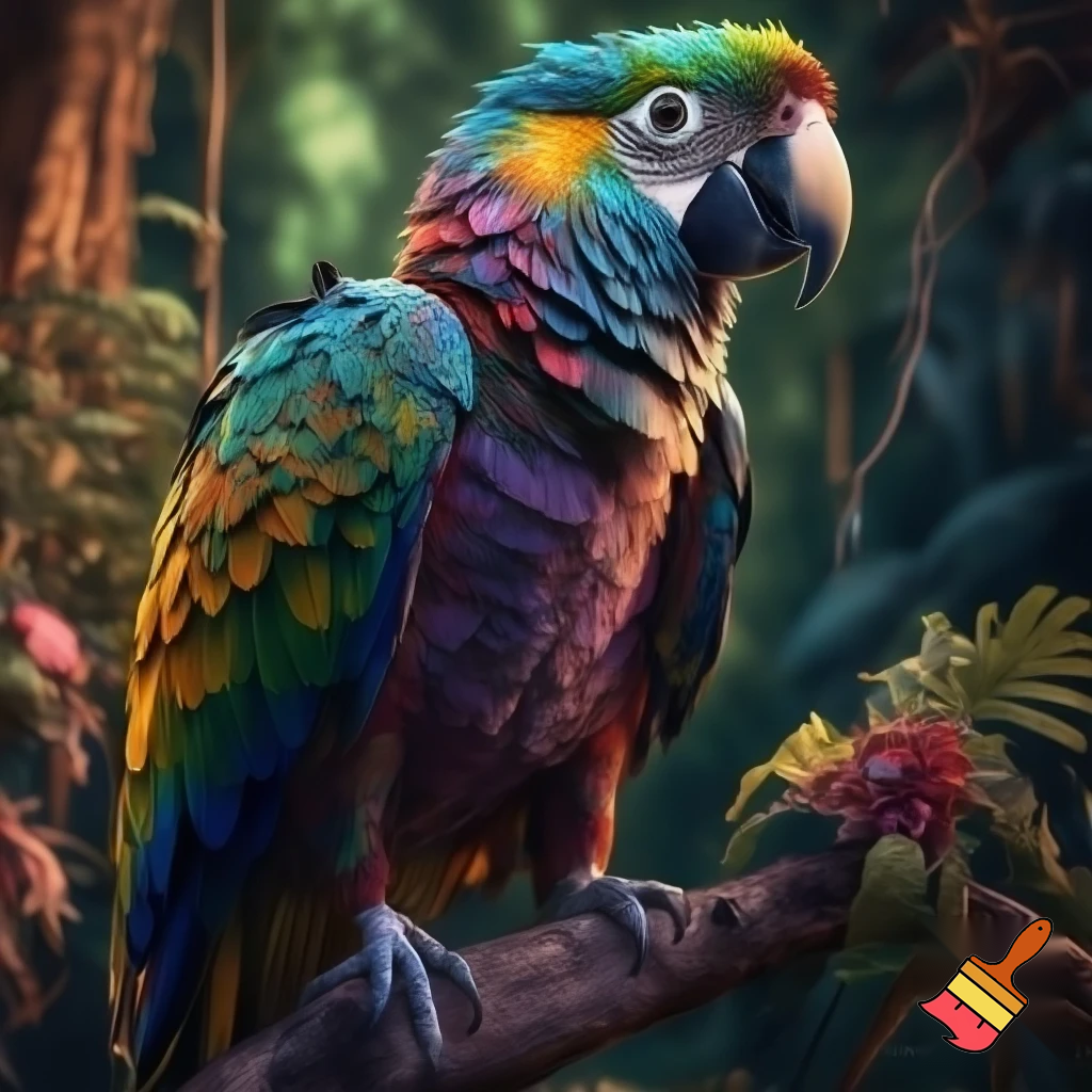 Very big size parrot 