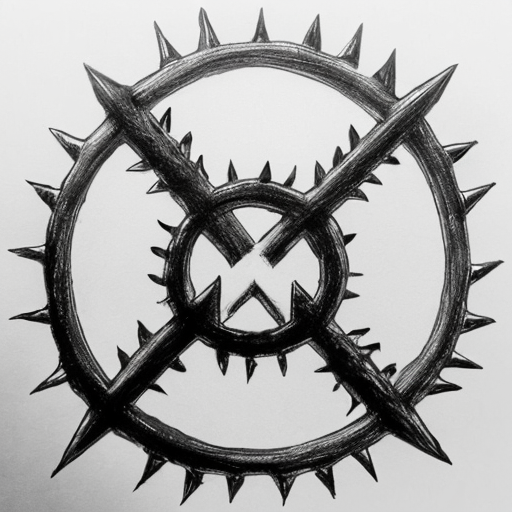 Can u draw me a band logo SHUWUVI in a metal gothic font  I want little hearts and crosses incorporated in it and I want I with some spikes and kind of cyber sigilistic esc