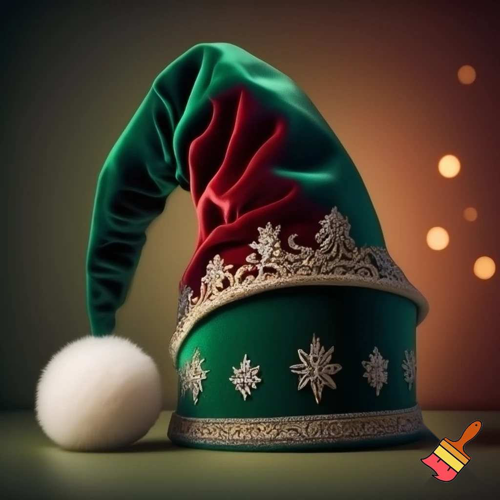 Elf Santa Claus hat velvet Santa Claus elf hat Santa Clau elf hat velvet