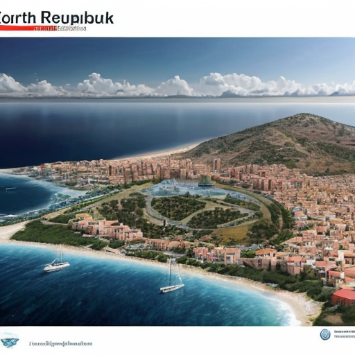 An official image of the Turkish Republic of Northern Cyprus in 2030 with forecast (not official), and surely with buildings