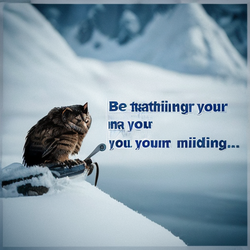 Be patient be cold and never stop sharpening your mind 