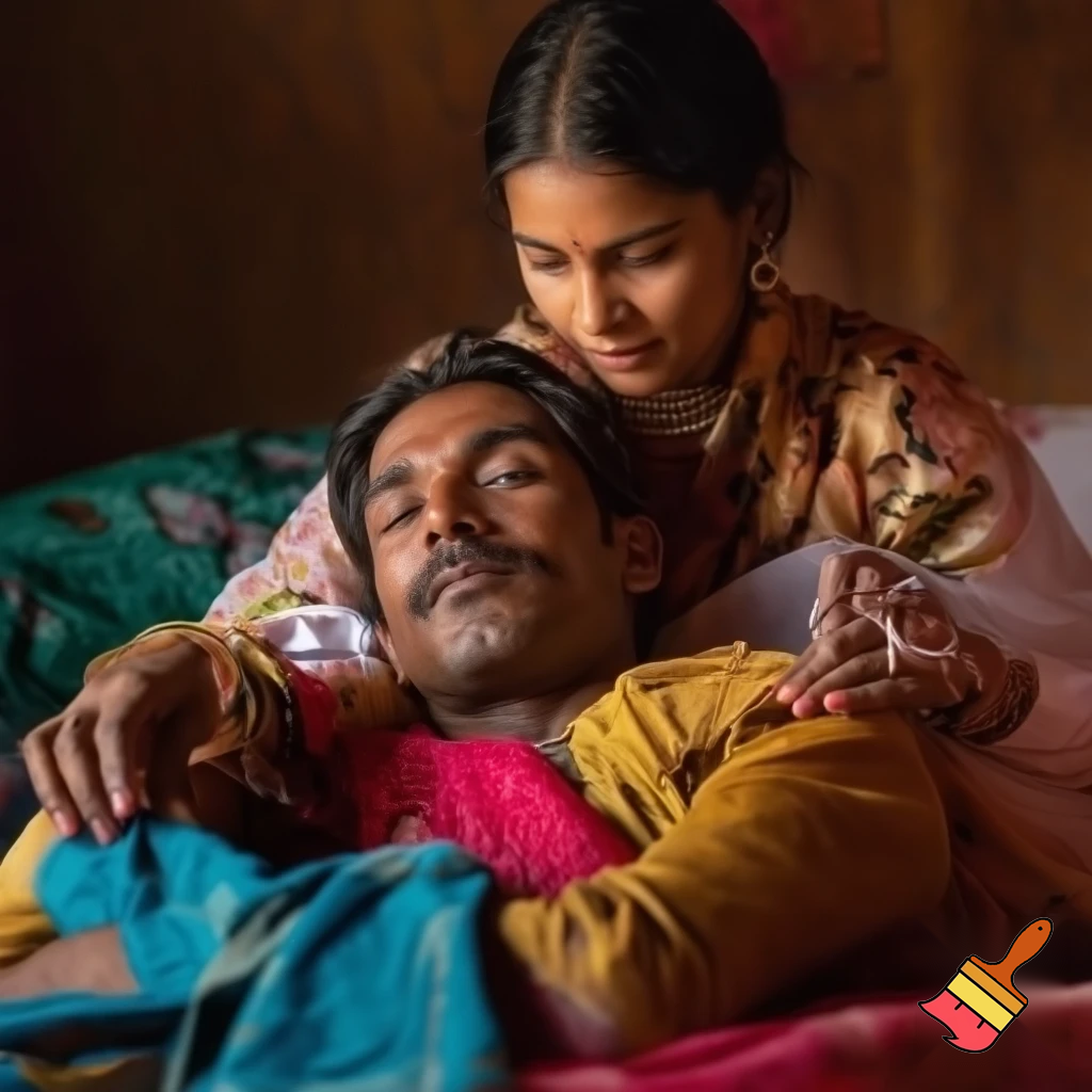 A young bhabhi having sex with her husband 