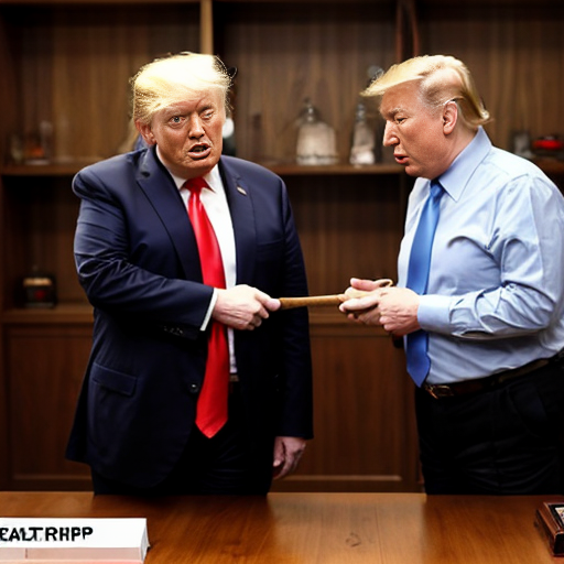 netanyahu spanks donald trump on the butt with a wooden spoon while putin cries and holds a lollipop