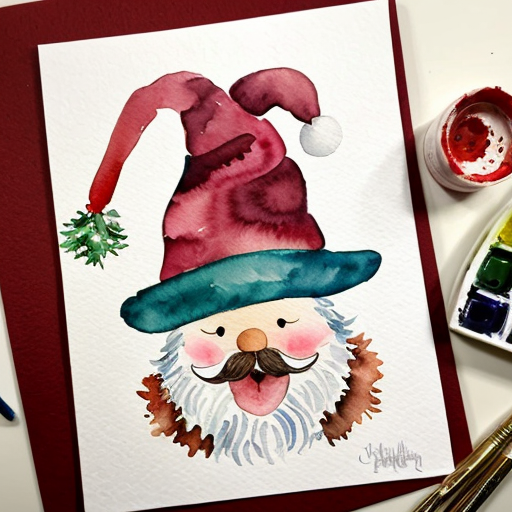 Christmas wizard hat