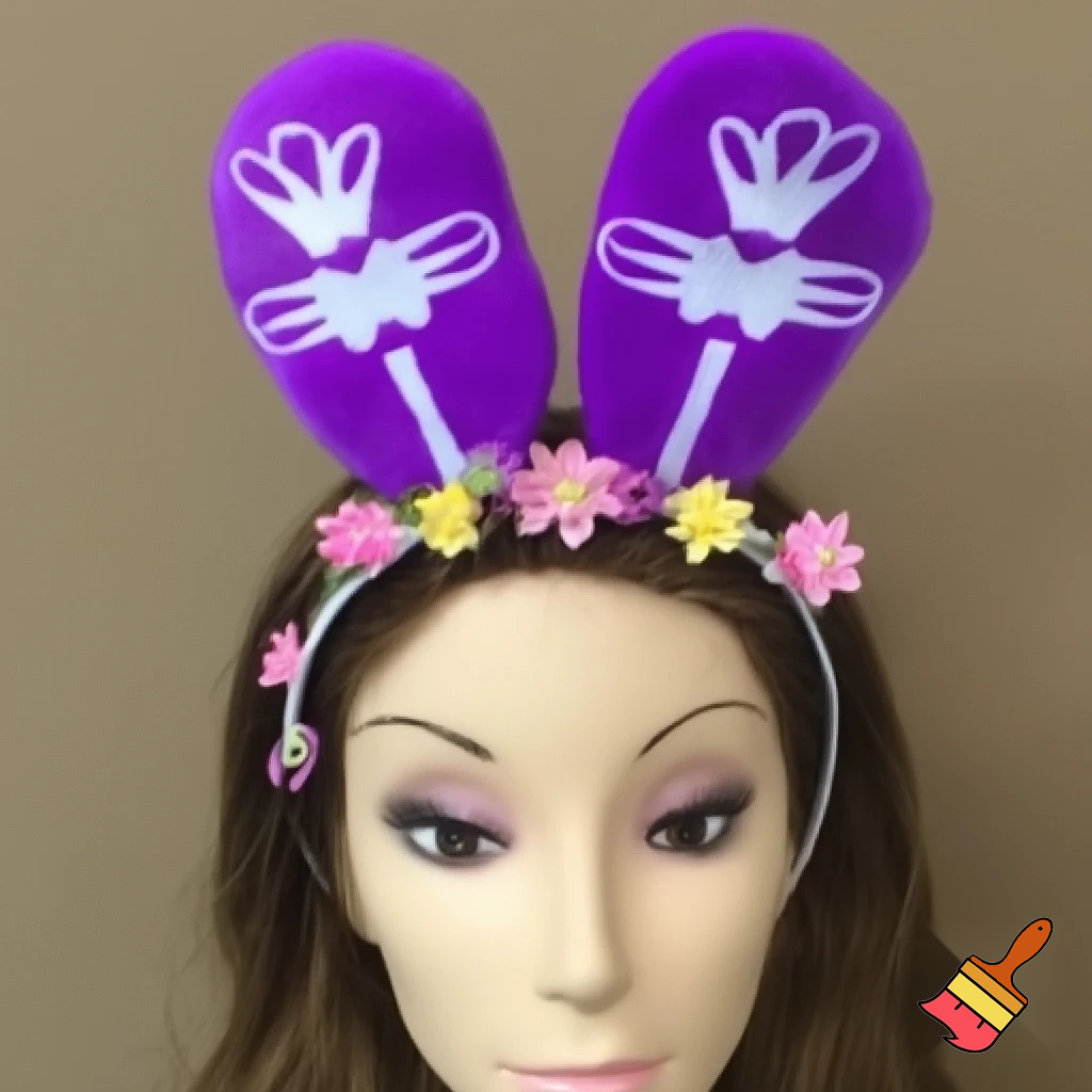 Easter headband top hat Top hat headband, Easter top hat headband, purple and white Easter hat