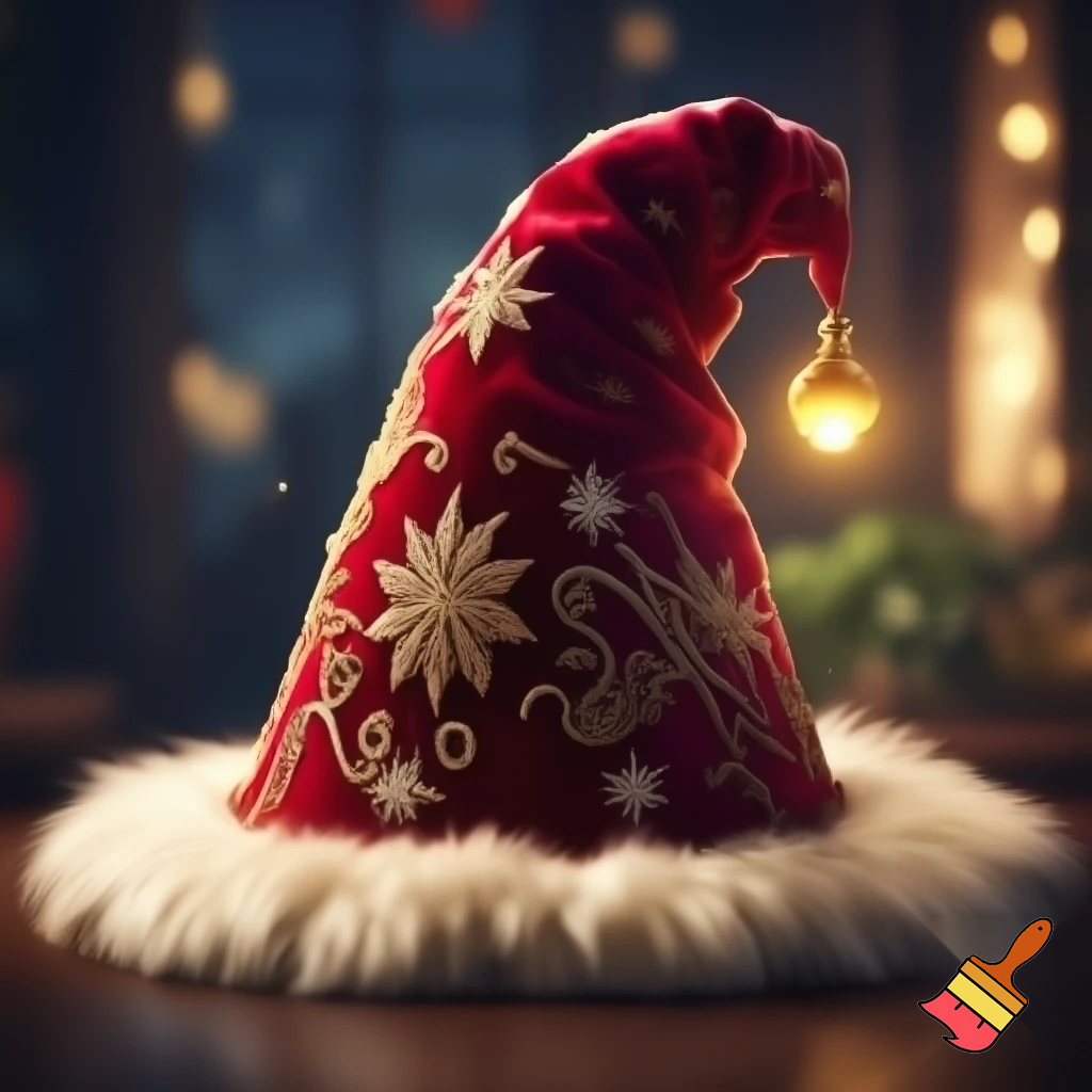 Christmas wizard hat costume