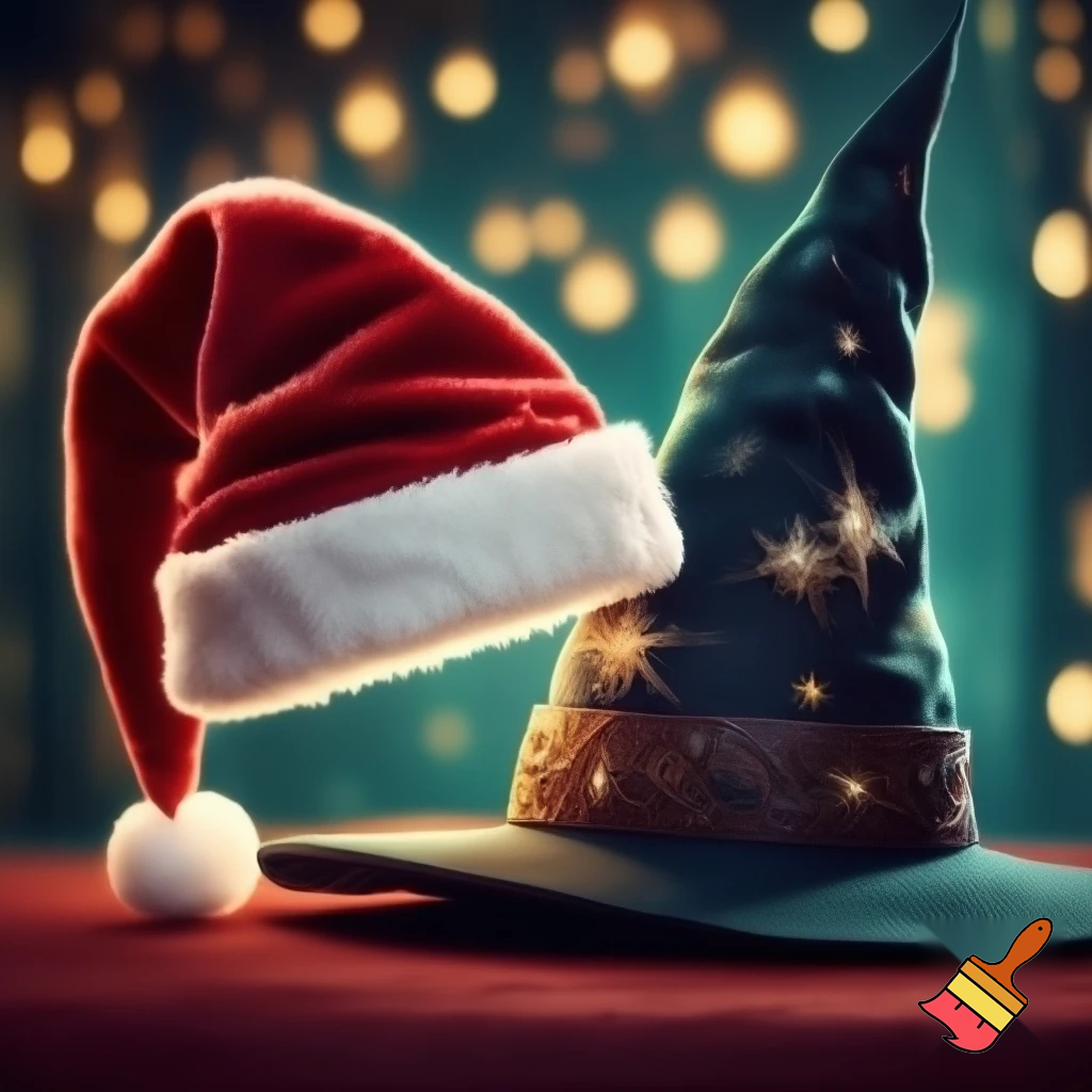 A wizard Christmas hat, Santa Claus hat