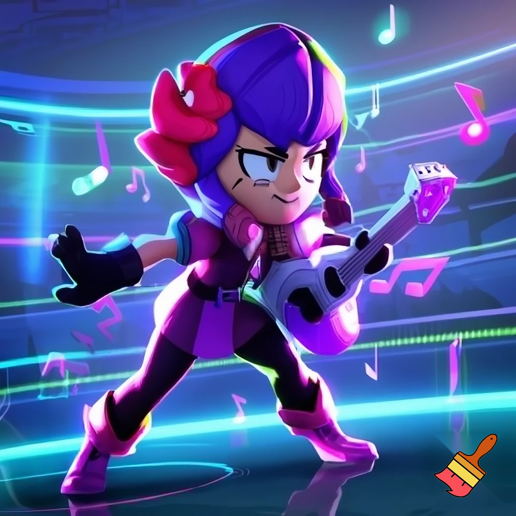 Melodie from brawl stars the supercell game