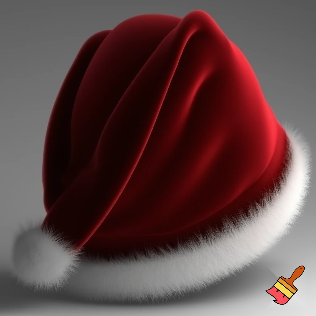 Christmas Santa Claus velvet hat delicate special delicate hat