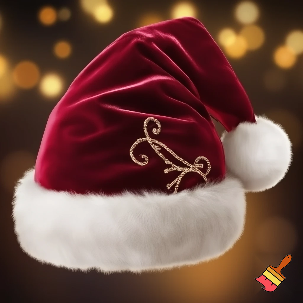 Elf Santa Claus hat velvet Santa Claus elf hat Santa Clau elf hat velvet
