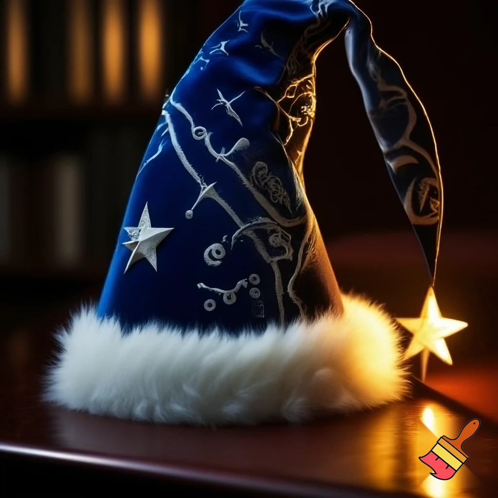 A wizard Christmas hat