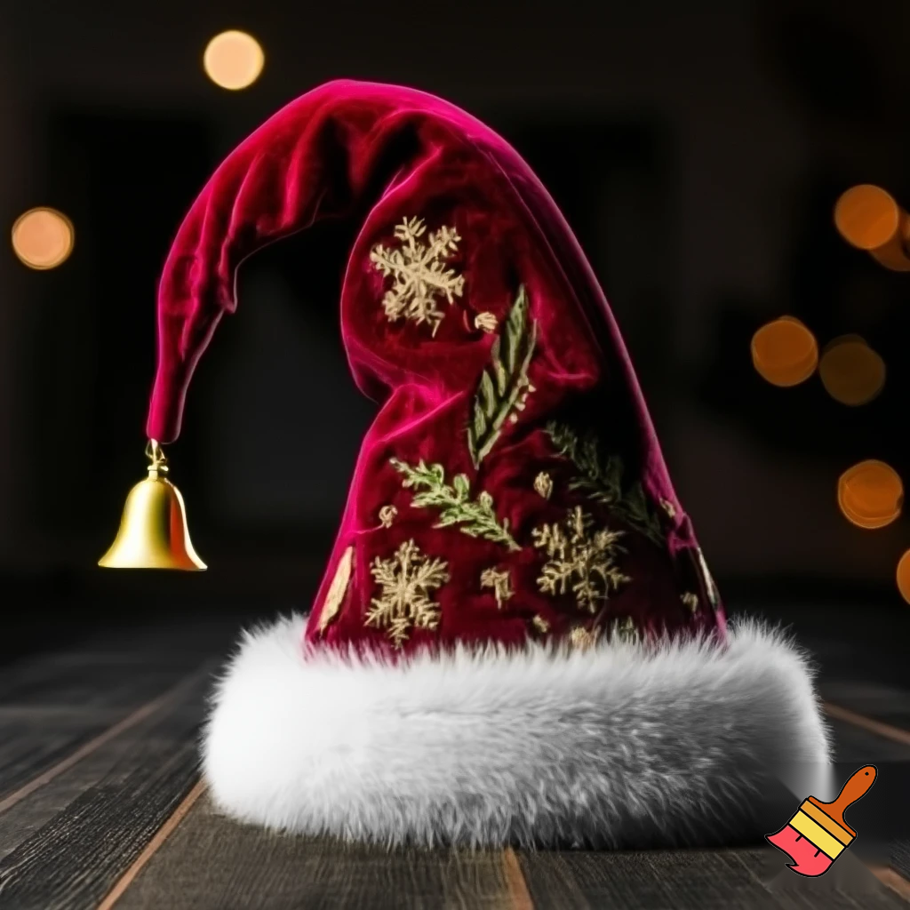 Christmas wizard hat