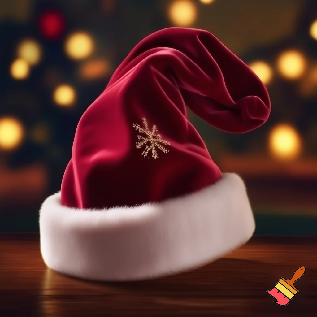 Christmas hat velvet elf on the shelf hat velvet