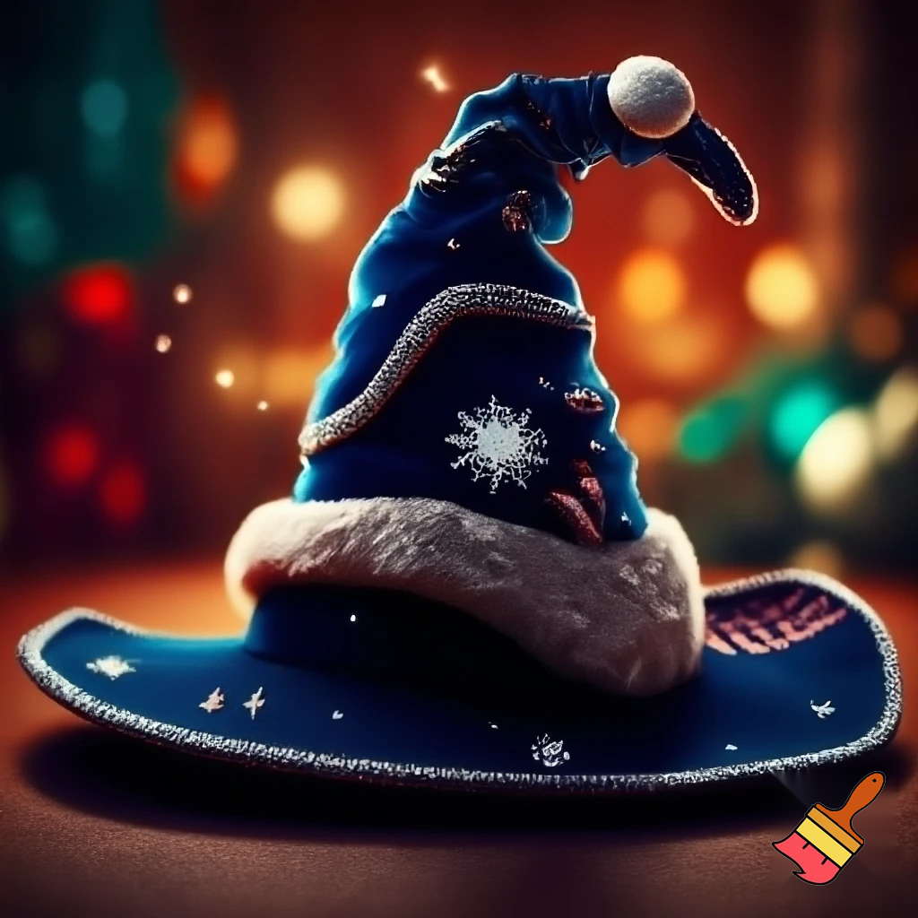 A wizard Christmas hat, Santa Claus hat