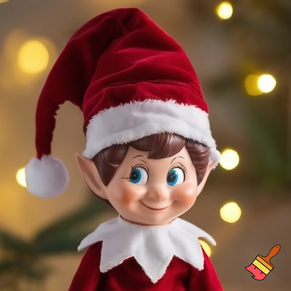 Elf on the shelf Christmas hat Santa Claus hat velvet