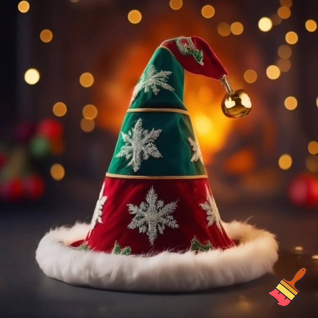 Christmas wizard hat
