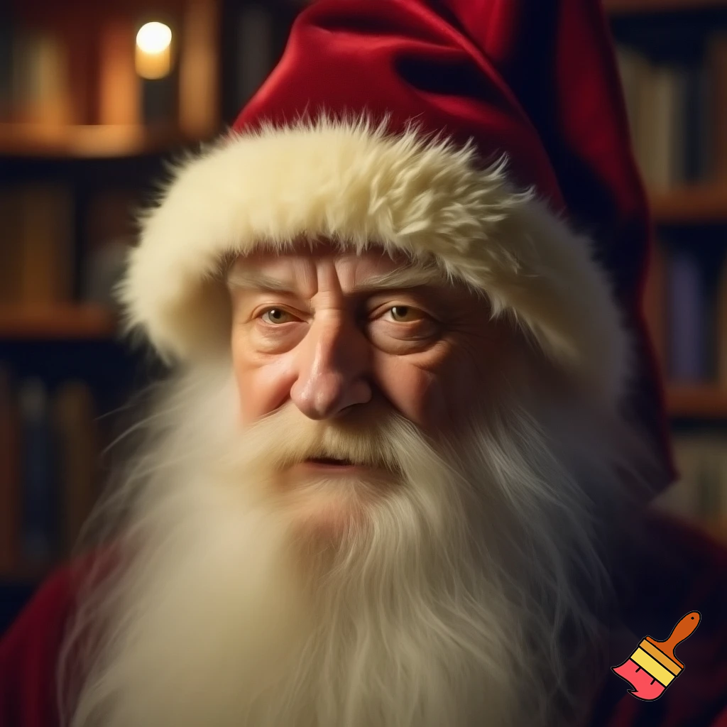 Wizard Christmas hat read