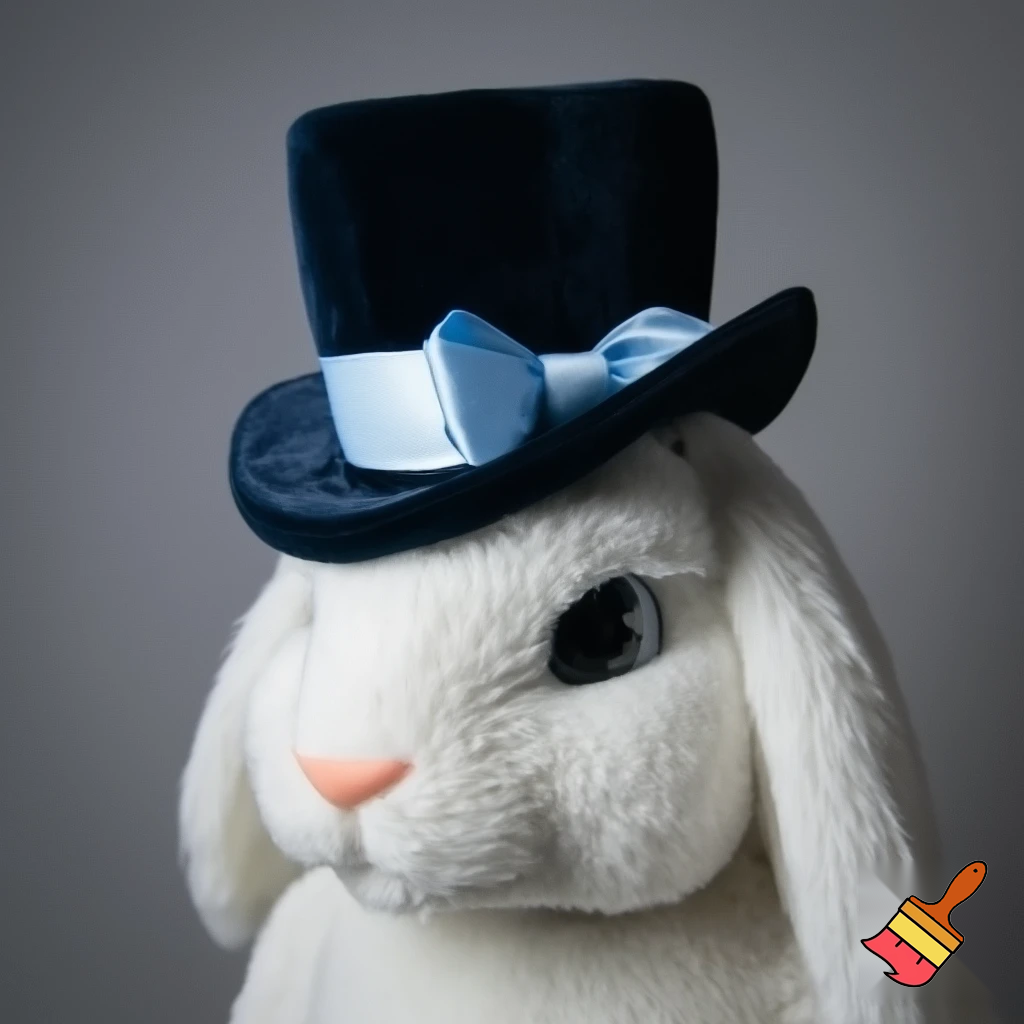 Easter bunny mascot costume top hat special top hat special top hat special top hat special and delicate