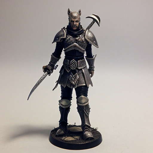 inked fantasy warrior