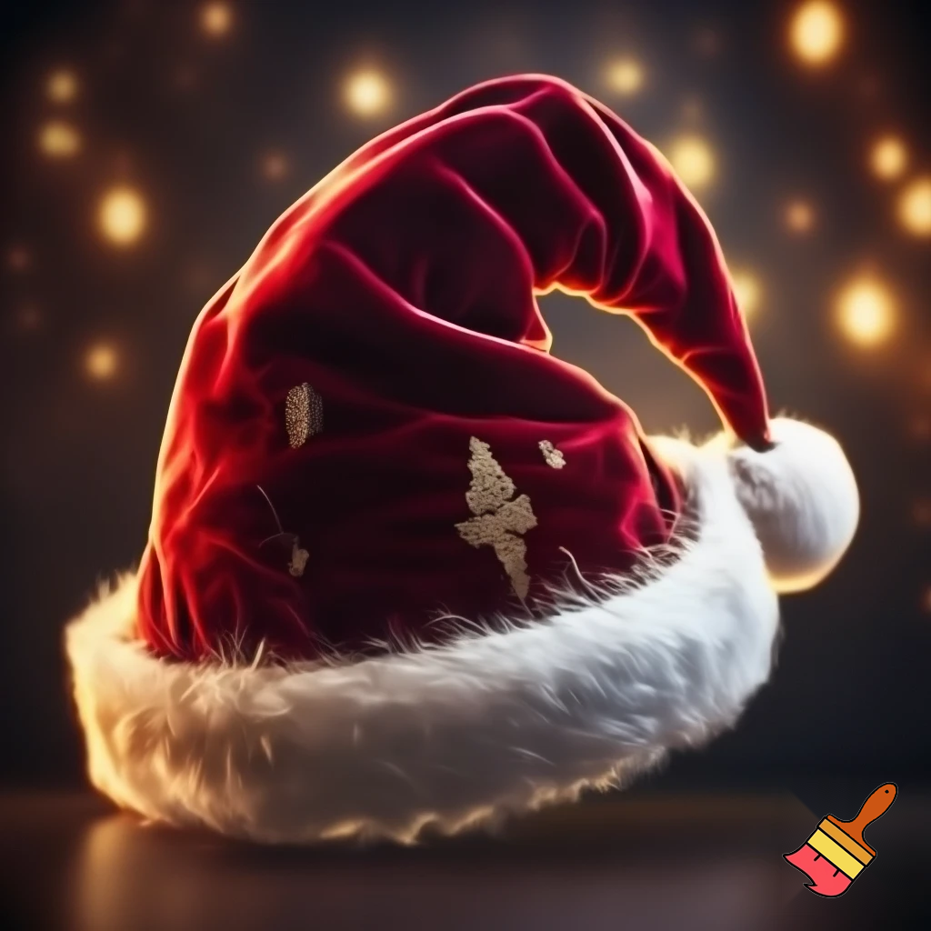 Elf Santa Claus hat velvet