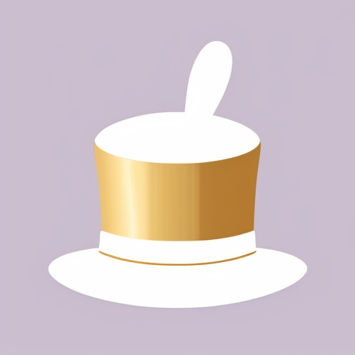  Purple and white Easter bunny headband top hat headband with gold