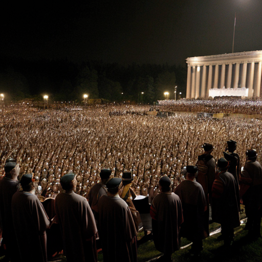 Generals gather at their masses