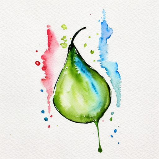 a logo that consist in a green drop of blood that looks like it's fading away like is a ghost.