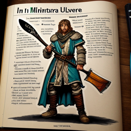 In the Dnd universe. A minatour with a great axe